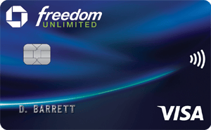 Chase Freedom Unlimited® card image